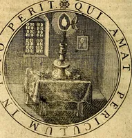Picture 27 of 103 from Emblemata ethico politica. Ingenuâ at que eruditâ interpretatione nunc primùm illustrata (1669), leaf 59
