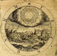 An illustration from Emblemata ethico politica. Ingenuâ at que eruditâ interpretatione nunc primùm illustrata (1669)