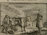 An illustration from Emblemata Florentii Schoonhovii I.C. Goudani : partim moralia partim etiam civilia : cum latiori eorundem ejusdem auctoris interpretatione : accedunt et alia quaedam poëmatia in alijs poematum suorum libris non contenta (1648)