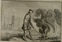 An illustration from Emblemata Florentii Schoonhovii I.C. Goudani : partim moralia partim etiam civilia : cum latiori eorundem ejusdem auctoris interpretatione : accedunt et alia quaedam poëmatia in alijs poematum suorum libris non contenta (1648)