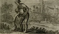 An illustration from Emblemata Florentii Schoonhovii I.C. Goudani : partim moralia partim etiam civilia : cum latiori eorundem ejusdem auctoris interpretatione : accedunt et alia quaedam poëmatia in alijs poematum suorum libris non contenta (1648)