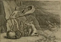 An illustration from Emblemata Florentii Schoonhovii I.C. Goudani : partim moralia partim etiam civilia : cum latiori eorundem ejusdem auctoris interpretatione : accedunt et alia quaedam poëmatia in alijs poematum suorum libris non contenta (1648)