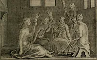 An illustration from Emblemata Florentii Schoonhovii I.C. Goudani : partim moralia partim etiam civilia : cum latiori eorundem ejusdem auctoris interpretatione : accedunt et alia quaedam poëmatia in alijs poematum suorum libris non contenta (1648)