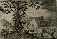 An illustration from Emblemata Florentii Schoonhovii I.C. Goudani : partim moralia partim etiam civilia : cum latiori eorundem ejusdem auctoris interpretatione : accedunt et alia quaedam poëmatia in alijs poematum suorum libris non contenta (1648)