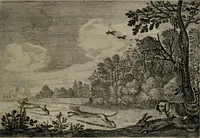 An illustration from Emblemata Florentii Schoonhovii I.C. Goudani : partim moralia partim etiam civilia : cum latiori eorundem ejusdem auctoris interpretatione : accedunt et alia quaedam poëmatia in alijs poematum suorum libris non contenta (1648)
