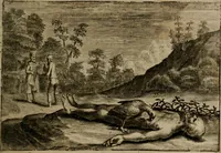 An illustration from Emblemata Florentii Schoonhovii I.C. Goudani, : partim moralia, partim etiam civilia. Cum latiori eorundem ejusdem auctoris interpretatione. (1618)