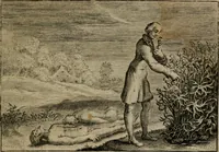 An illustration from Emblemata Florentii Schoonhovii I.C. Goudani, : partim moralia, partim etiam civilia. Cum latiori eorundem ejusdem auctoris interpretatione. (1618)