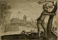 An illustration from Emblemata Florentii Schoonhovii I.C. Goudani, : partim moralia, partim etiam civilia. Cum latiori eorundem ejusdem auctoris interpretatione. (1618)