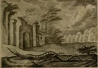An illustration from Emblemata Florentii Schoonhovii I.C. Goudani, : partim moralia, partim etiam civilia. Cum latiori eorundem ejusdem auctoris interpretatione. (1618)