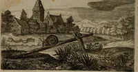 An illustration from Emblemata Florentii Schoonhovii I.C. Goudani, : partim moralia, partim etiam civilia. Cum latiori eorundem ejusdem auctoris interpretatione. (1618)