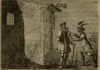 An illustration from Emblemata Florentii Schoonhovii I.C. Goudani, : partim moralia, partim etiam civilia. Cum latiori eorundem ejusdem auctoris interpretatione. (1618)