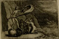 An illustration from Emblemata Florentii Schoonhovii I.C. Goudani, : partim moralia, partim etiam civilia. Cum latiori eorundem ejusdem auctoris interpretatione. (1618)