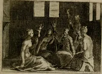An illustration from Emblemata Florentii Schoonhovii I.C. Goudani, : partim moralia, partim etiam civilia. Cum latiori eorundem ejusdem auctoris interpretatione. (1618)
