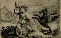 An illustration from Emblemata Florentii Schoonhovii I.C. Goudani, : partim moralia, partim etiam civilia. Cum latiori eorundem ejusdem auctoris interpretatione. (1618)