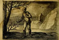 Picture 31 of 72 from Emblemata Florentii Schoonhovii, partim moralia, partim etiam civilia. Cum latiori eorundem ejusdem auctoris interpretatione. Accedunt et alia quædam poëmatia in alijs poëmatum suorum libris non contenta (1618), leaf 105