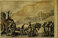 An illustration from Emblemata Florentii Schoonhovii, partim moralia, partim etiam civilia. Cum latiori eorundem ejusdem auctoris interpretatione. Accedunt et alia quædam poëmatia in alijs poëmatum suorum libris non contenta (1618)