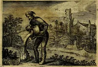 An illustration from Emblemata Florentii Schoonhovii, partim moralia, partim etiam civilia. Cum latiori eorundem ejusdem auctoris interpretatione. Accedunt et alia quædam poëmatia in alijs poëmatum suorum libris non contenta (1618)