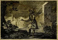 Picture 66 of 72 from Emblemata Florentii Schoonhovii, partim moralia, partim etiam civilia. Cum latiori eorundem ejusdem auctoris interpretatione. Accedunt et alia quædam poëmatia in alijs poëmatum suorum libris non contenta (1618), leaf 208