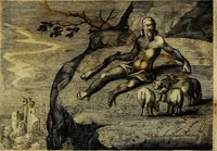 An illustration from Emblemata Florentii Schoonhovii, partim moralia, partim etiam civilia. Cum latiori eorundem ejusdem auctoris interpretatione. Accedunt et alia quædam poëmatia in alijs poëmatum suorum libris non contenta (1618)