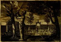 An illustration from Emblemata Florentii Schoonhovii, partim moralia, partim etiam civilia. Cum latiori eorundem ejusdem auctoris interpretatione. Accedunt et alia quædam poëmatia in alijs poëmatum suorum libris non contenta (1618)