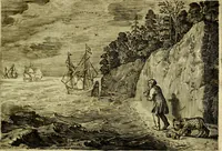 An illustration from Emblemata Florentii Schoonhovii, partim moralia, partim etiam civilia. Cum latiori eorundem ejusdem auctoris interpretatione. Accedunt et alia quædam poëmatia in alijs poëmatum suorum libris non contenta (1618)
