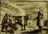 An illustration from Emblemata Florentii Schoonhovii, partim moralia, partim etiam civilia. Cum latiori eorundem ejusdem auctoris interpretatione. Accedunt et alia quædam poëmatia in alijs poëmatum suorum libris non contenta (1618)
