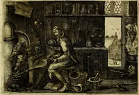 An illustration from Emblemata Florentii Schoonhovii, partim moralia, partim etiam civilia. Cum latiori eorundem ejusdem auctoris interpretatione. Accedunt et alia quædam poëmatia in alijs poëmatum suorum libris non contenta (1618)