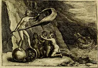 An illustration from Emblemata Florentii Schoonhovii, partim moralia, partim etiam civilia. Cum latiori eorundem ejusdem auctoris interpretatione. Accedunt et alia quædam poëmatia in alijs poëmatum suorum libris non contenta (1618)