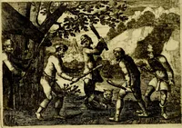 An illustration from Emblemata Florentii Schoonhovii, partim moralia, partim etiam civilia. Cum latiori eorundem ejusdem auctoris interpretatione. Accedunt et alia quædam poëmatia in alijs poëmatum suorum libris non contenta (1618)