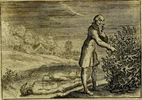 An illustration from Emblemata Florentii Schoonhovii ... partim moralia partim etiam civilia. Cum latiori eorundem ejusdem Auctoris interpretatione. Accedunt et alia quaedam poëmatia in alijs poem̈atum suonum libris non contenta (1648)