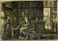 An illustration from Emblemata Florentii Schoonhovii ... partim moralia partim etiam civilia. Cum latiori eorundem ejusdem Auctoris interpretatione. Accedunt et alia quaedam poëmatia in alijs poem̈atum suonum libris non contenta (1648)