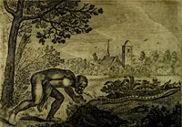 An illustration from Emblemata Florentii Schoonhovii ... partim moralia partim etiam civilia. Cum latiori eorundem ejusdem Auctoris interpretatione. Accedunt et alia quaedam poëmatia in alijs poem̈atum suonum libris non contenta (1648)