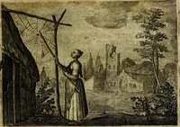 An illustration from Emblemata Florentii Schoonhovii ... partim moralia partim etiam civilia. Cum latiori eorundem ejusdem Auctoris interpretatione. Accedunt et alia quaedam poëmatia in alijs poem̈atum suonum libris non contenta (1648)