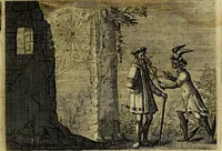 An illustration from Emblemata Florentii Schoonhovii ... partim moralia partim etiam civilia. Cum latiori eorundem ejusdem Auctoris interpretatione. Accedunt et alia quaedam poëmatia in alijs poem̈atum suonum libris non contenta (1648)