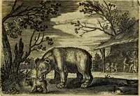 An illustration from Emblemata Florentii Schoonhovii ... partim moralia partim etiam civilia. Cum latiori eorundem ejusdem Auctoris interpretatione. Accedunt et alia quaedam poëmatia in alijs poem̈atum suonum libris non contenta (1648)