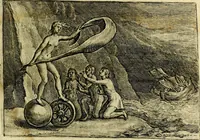 An illustration from Emblemata Florentii Schoonhovii ... partim moralia partim etiam civilia. Cum latiori eorundem ejusdem Auctoris interpretatione. Accedunt et alia quaedam poëmatia in alijs poem̈atum suonum libris non contenta (1648)