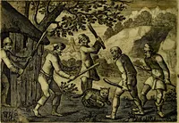 An illustration from Emblemata Florentii Schoonhovii ... partim moralia partim etiam civilia. Cum latiori eorundem ejusdem Auctoris interpretatione. Accedunt et alia quaedam poëmatia in alijs poem̈atum suonum libris non contenta (1648)