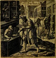 An illustration from Emblemata moralia, et oeconomica, de rervm vsv et abvsv, olim inventa et Belgicis rithmis explicata à Theodoro Cornhertio rerum politicarum auo tempore, inter Belgas peritissimo; nunc verò varijs carminum generibus recens illustrata à Richardo Lubbaeo Broeckmerio Frisio .. (1609)