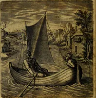 An illustration from Emblemata moralia, et oeconomica, de rervm vsv et abvsv, olim inventa et Belgicis rithmis explicata à Theodoro Cornhertio rerum politicarum auo tempore, inter Belgas peritissimo; nunc verò varijs carminum generibus recens illustrata à Richardo Lubbaeo Broeckmerio Frisio .. (1609)