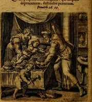 Picture 22 of 25 from Emblemata moralia, et oeconomica, de rervm vsv et abvsv, olim inventa et Belgicis rithmis explicata à Theodoro Cornhertio rerum politicarum auo tempore, inter Belgas peritissimo; nunc verò varijs carminum generibus recens illustrata à Richardo Lubbaeo Broeckmerio Frisio .. (1609), leaf 47