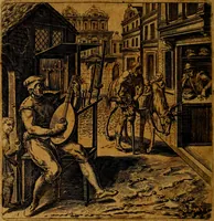 Picture 1 of 25 from Emblemata moralia, et oeconomica, de rervm vsv et abvsv, olim inventa et Belgicis rithmis explicata à Theodoro Cornhertio rerum politicarum auo tempore, inter Belgas peritissimo; nunc verò varijs carminum generibus recens illustrata à Richardo Lubbaeo Broeckmerio Frisio .. (1609), leaf 5
