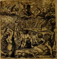 Picture 25 of 25 from Emblemata moralia, et oeconomica, de rervm vsv et abvsv, olim inventa et Belgicis rithmis explicata à Theodoro Cornhertio rerum politicarum auo tempore, inter Belgas peritissimo; nunc verò varijs carminum generibus recens illustrata à Richardo Lubbaeo Broeckmerio Frisio .. (1609), leaf 53