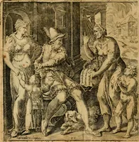 An illustration from Emblemata moralia et oeconomica de rerum usu et abusu (1609)