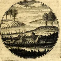 An illustration from Emblemata moralia (1697)