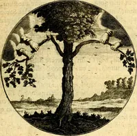 An illustration from Emblemata moralia (1697)