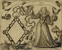 An illustration from Emblemata nobilitati et vulgo scitu digna : singulis historijs symbola adscripta & elegantes versus historiam explica[n]tes : accessit galearu[m] expositio, & disceptatio de origine nobilitatis (1592)