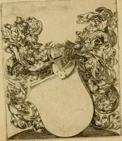Picture 54 of 82 from Emblemata nobilitati et vulgo scitu digna : singulis historijs symbola adscripta & elegantes versus historiam explica[n]tes : accessit galearu[m] expositio, & disceptatio de origine nobilitatis (1592), leaf 169