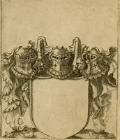 An illustration from Emblemata nobilitati et vulgo scitu digna : singulis historijs symbola adscripta & elegantes versus historiam explica[n]tes : accessit galearu[m] expositio, & disceptatio de origine nobilitatis (1592)