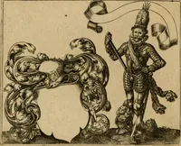 An illustration from Emblemata nobilitati et vulgo scitu digna : singulis historijs symbola adscripta & elegantes versus historiam explica[n]tes : accessit galearu[m] expositio, & disceptatio de origine nobilitatis (1592)