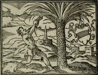 An illustration from Emblemata physico-ethica, hoc est, Naturae morum moderatricis picta praecepta : à Nicolao Taurello Montbelgardensi ... observata, & vario conscripta carmine (1602)